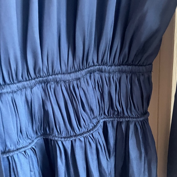 Elie Tahari Deep Blue Long Sleeve Dress - Picture 9 of 15